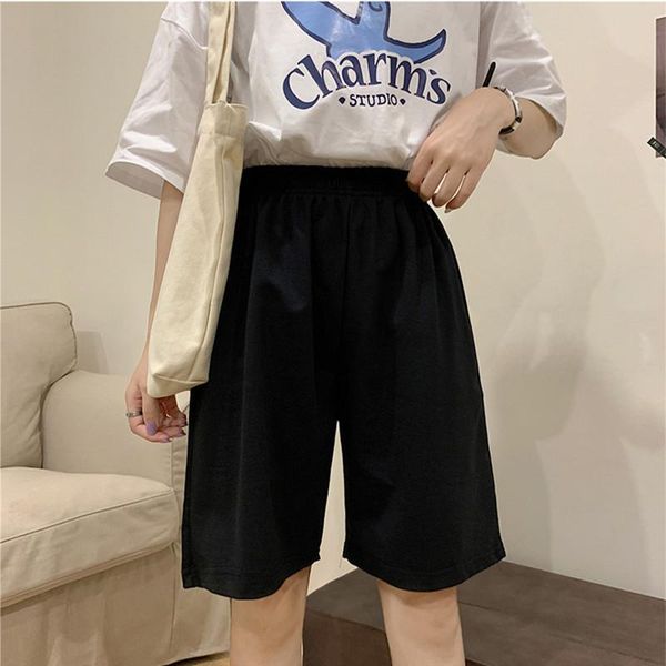women's shorts korean pure cotton gray black women fashion casual regular loose big size straight solid elasticity jogger female, White;black
women's shorts korean pure cotton gray black women fashion casual regular loose big size straight solid elasticity jogger female, White;black