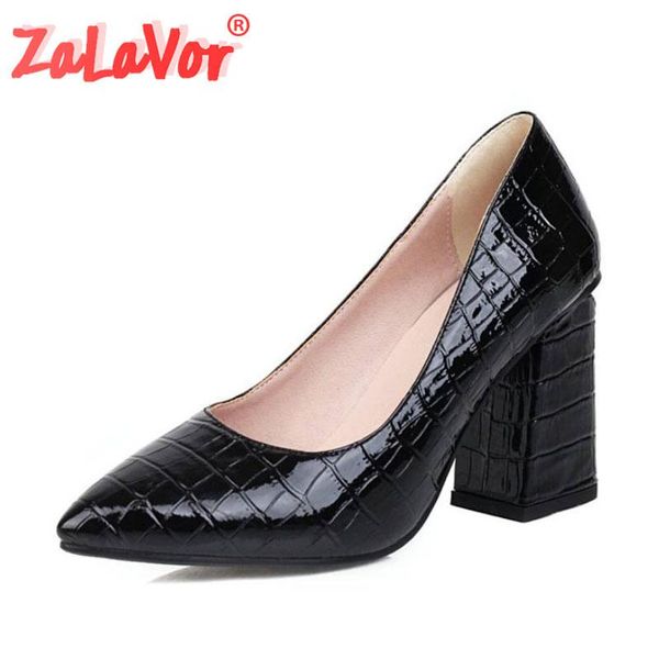 dress shoes zalavor size 32-47 women pumps fashion pointed toe thick heels high-quality pu leather stone pattern footwear, Black
dress shoes zalavor size 32-47 women pumps fashion pointed toe thick heels high-quality pu leather stone pattern footwear, Black