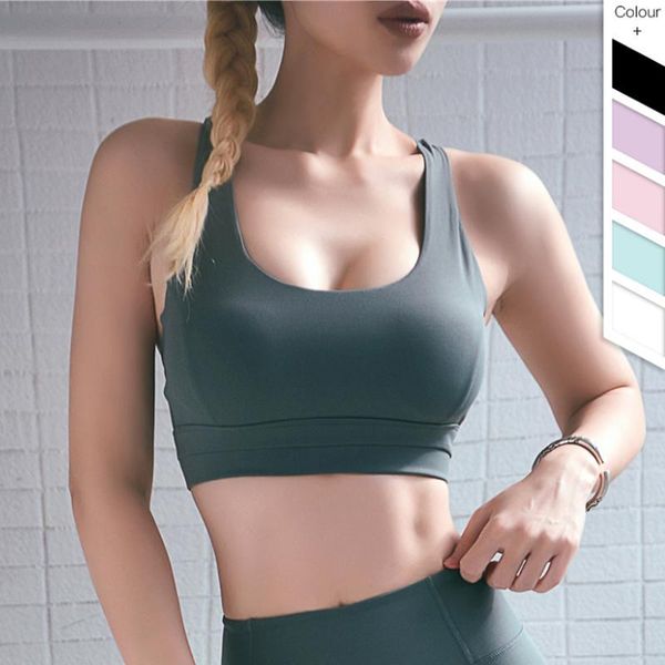 sports bra for fitness women push up cross straps yoga running gym femme seamless female underwear clothing, White;black
sports bra for fitness women push up cross straps yoga running gym femme seamless female underwear clothing, White;black