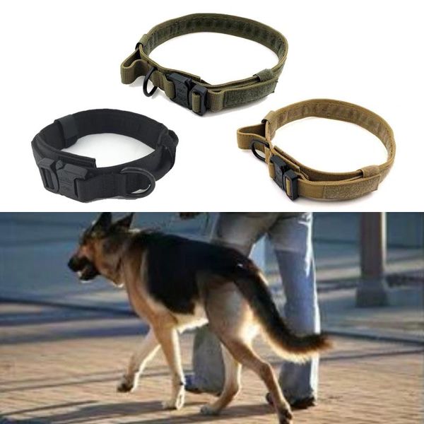 dog collar nylon adjustable tactical collars control handle training pet cat products & leashes
dog collar nylon adjustable tactical collars control handle training pet cat products & leashes