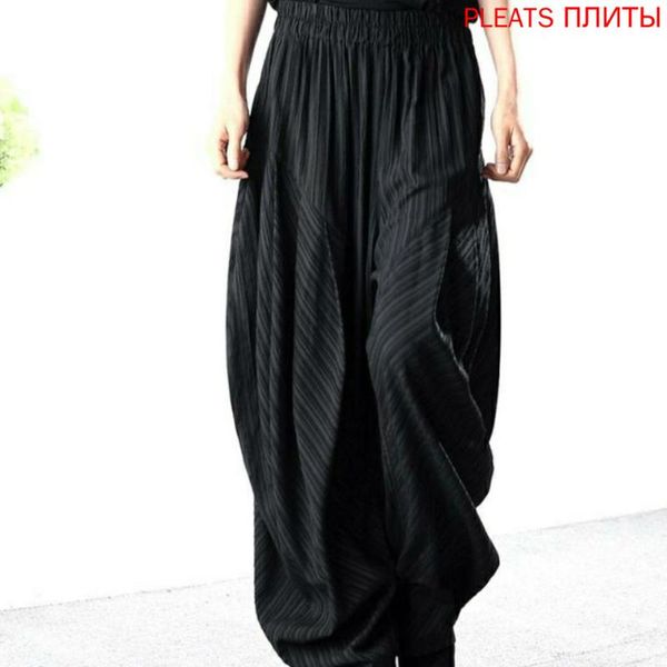 spring and summer knickerbockers women's pleated striped loose plus-sized elegant casual pants & capris, Black;white
spring and summer knickerbockers women's pleated striped loose plus-sized elegant casual pants & capris, Black;white