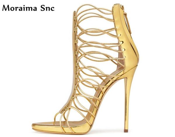 moraima snc summer est women sandals platform peep toe narrow band chic thin high heels fashion shoes party, Black
moraima snc summer est women sandals platform peep toe narrow band chic thin high heels fashion shoes party, Black