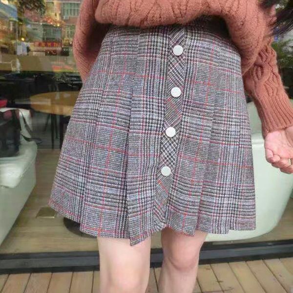 skirts england style plaid pleated women autumn winter high waist mini-skirt faldas mujer moda 2021 harajuku, Black
skirts england style plaid pleated women autumn winter high waist mini-skirt faldas mujer moda 2021 harajuku, Black