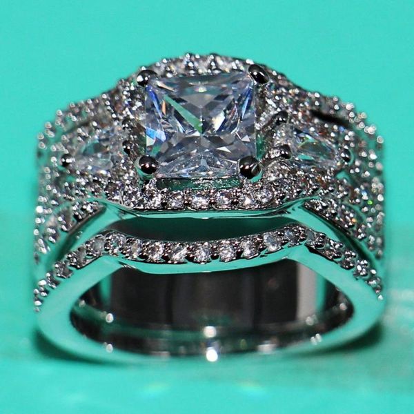 wedding rings size 5-10 luxury jewelry 7mm cz 10kt white gold filled 3 in 1 simulated stones engagement women bridal ring set gift, Slivery;golden
wedding rings size 5-10 luxury jewelry 7mm cz 10kt white gold filled 3 in 1 simulated stones engagement women bridal ring set gift, Slivery;golden