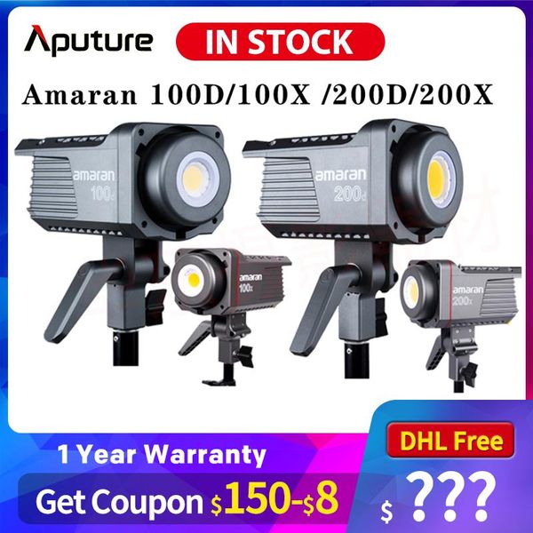 aputure amaran 100d 200d 100x 200x5600k led video light cri95+tlci96+bluetooth app control 8 lighting effects dc/ac power supply flash heads
aputure amaran 100d 200d 100x 200x5600k led video light cri95+tlci96+bluetooth app control 8 lighting effects dc/ac power supply flash heads