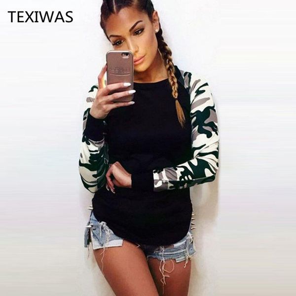 women's hoodies & sweatshirts texiwas plus size camouflage tracksuit patchwork women autumn irregular pullover female print sweatshirt, Black
women's hoodies & sweatshirts texiwas plus size camouflage tracksuit patchwork women autumn irregular pullover female print sweatshirt, Black