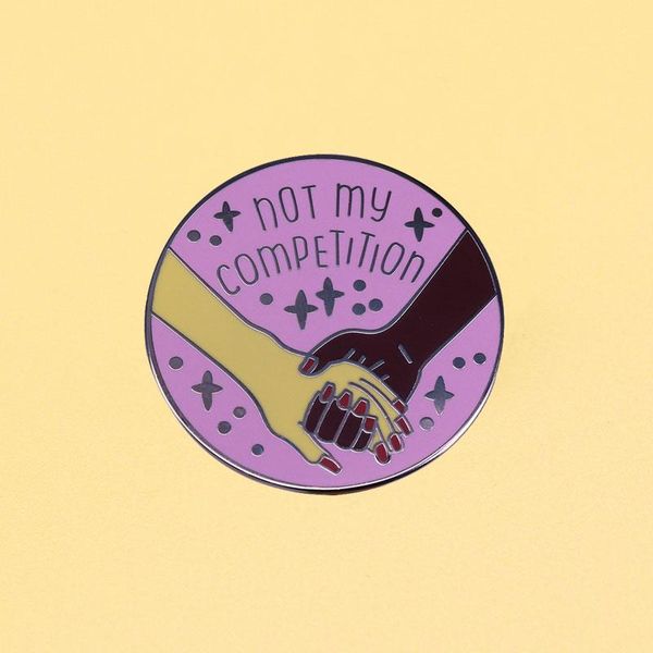 pins, brooches not my competition brooch hand in harmony metal men women fashion jewelry gifts anime movie novel hat lapel badges, Gray
pins, brooches not my competition brooch hand in harmony metal men women fashion jewelry gifts anime movie novel hat lapel badges, Gray