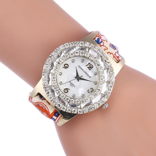 wristwatches 2021 products fashion luxury rhinestone crystal ladies watch floral fabric strap casual waterproof quartz women, Slivery;brown
wristwatches 2021 products fashion luxury rhinestone crystal ladies watch floral fabric strap casual waterproof quartz women, Slivery;brown