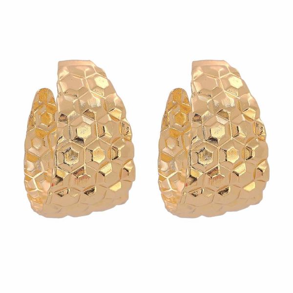 hoop & huggie retro wide round earrings for women's high-quality diamond texture golden charm party jewelry wholesale, Golden;silver
hoop & huggie retro wide round earrings for women's high-quality diamond texture golden charm party jewelry wholesale, Golden;silver