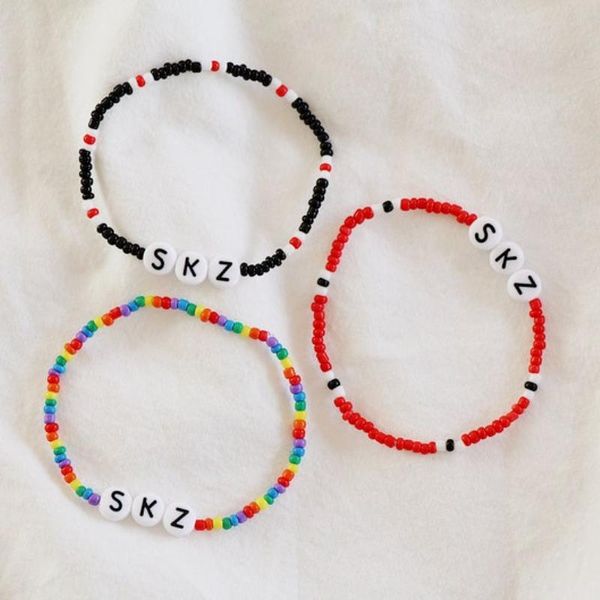 link, chain kpop stray kids colorful beads bracelet bangtan boys fashion bracelets gifts for girls, Black
link, chain kpop stray kids colorful beads bracelet bangtan boys fashion bracelets gifts for girls, Black