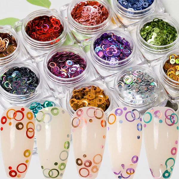 nail glitter 1 box hollow circle sequins holographics round art flakes laser 3d diy colorful slices decorations, Silver;gold
nail glitter 1 box hollow circle sequins holographics round art flakes laser 3d diy colorful slices decorations, Silver;gold