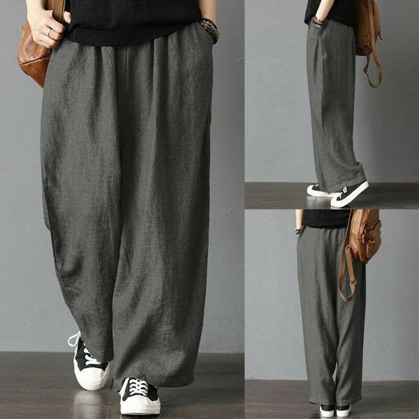 men's pants plus size men cotton linen wide leg harem loose casual fashion trousers leisure holiday beach cargo s-5xl, Black
men's pants plus size men cotton linen wide leg harem loose casual fashion trousers leisure holiday beach cargo s-5xl, Black