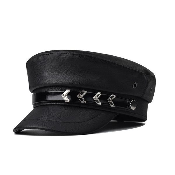 berets girl pu leather military cap autumn and winter sailor flat black gray travel school, Blue;gray
berets girl pu leather military cap autumn and winter sailor flat black gray travel school, Blue;gray