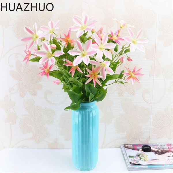 decorative flowers & wreaths 3 forks trident iron lotus artificial real touch silk clematis floral latex noble bouquet home decor
decorative flowers & wreaths 3 forks trident iron lotus artificial real touch silk clematis floral latex noble bouquet home decor