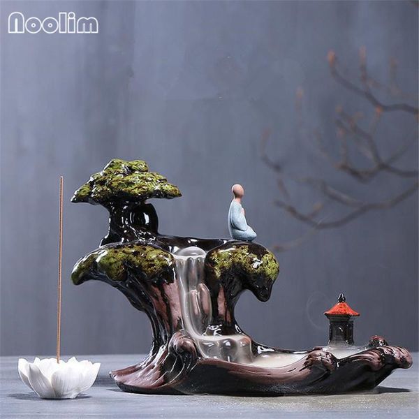 fragrance lamps ceramic backflow incense burner micro landscape ornaments home decor waterfall censer lotus stick holder
fragrance lamps ceramic backflow incense burner micro landscape ornaments home decor waterfall censer lotus stick holder