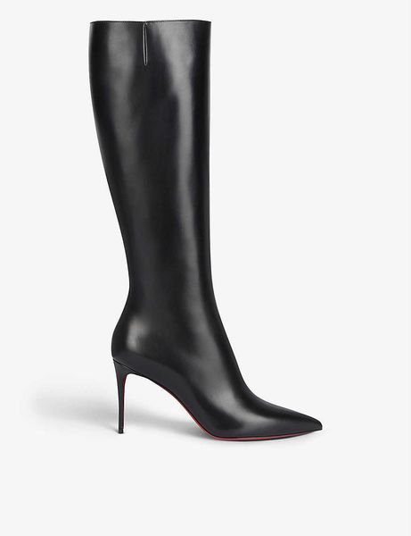 clean leather women long boot red bottom heeled kate botta black calfskin genuine leathers pointed toe with zipper classic knee-high boots w
clean leather women long boot red bottom heeled kate botta black calfskin genuine leathers pointed toe with zipper classic knee-high boots w