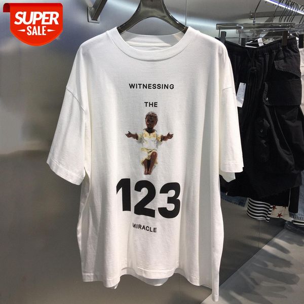 level rrr123 retro distressed baby pattern slogan printed loose short sleeve t-shirt for men and women #tl6k, White;black
level rrr123 retro distressed baby pattern slogan printed loose short sleeve t-shirt for men and women #tl6k, White;black