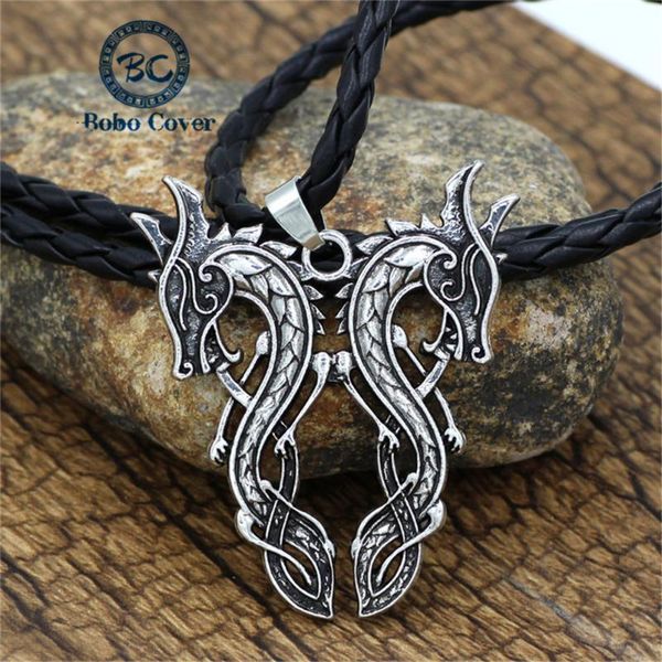 pendant necklaces fashion vintage dragon men's leather rope necklace long sweater chain amulet charms domineering jewelry gifts wholesa, Silver
pendant necklaces fashion vintage dragon men's leather rope necklace long sweater chain amulet charms domineering jewelry gifts wholesa, Silver