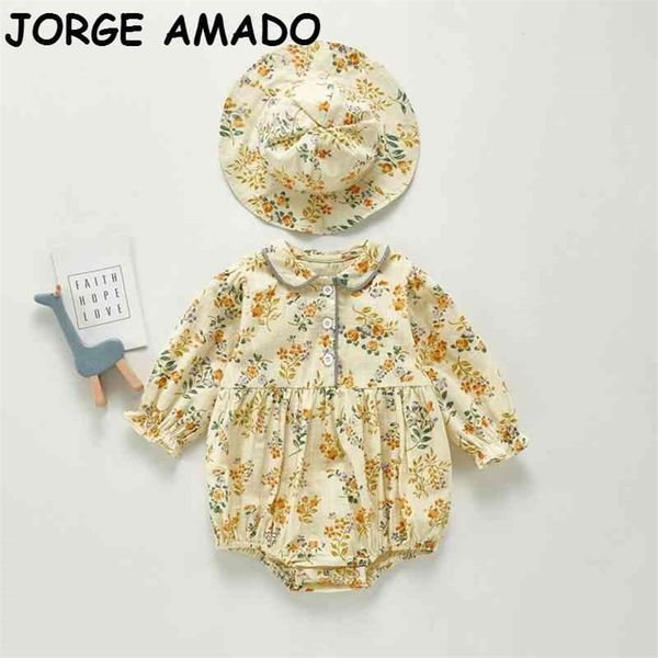 autumn baby girl bodysuit floral peter pan collar long sleeve romper hat born clothes 0-3y e20329 210610, Blue
autumn baby girl bodysuit floral peter pan collar long sleeve romper hat born clothes 0-3y e20329 210610, Blue