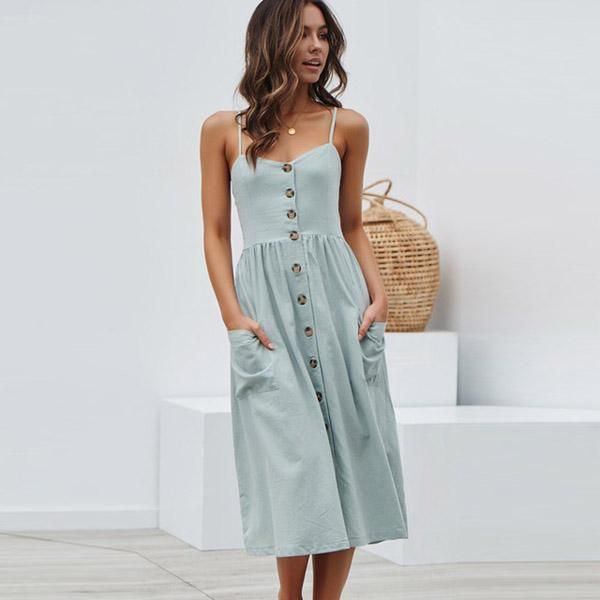 casual dresses sleeveless backelss summer women 2021leisure fashion party dress boho polka dot striped floral beach midi sundress, Black;gray
casual dresses sleeveless backelss summer women 2021leisure fashion party dress boho polka dot striped floral beach midi sundress, Black;gray