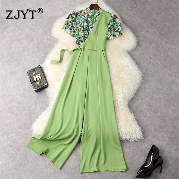 summer designers elegant short sleeve print patchwork office lady jumpsuits womens rompers party overalls full length pants 210601, Black;white
summer designers elegant short sleeve print patchwork office lady jumpsuits womens rompers party overalls full length pants 210601, Black;white