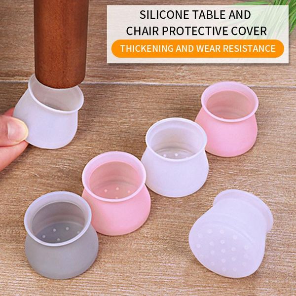 chair covers 24pcs/set silicone leg cap hardwood floors non-slip table feet cover floor protector foot protection bottom pads
chair covers 24pcs/set silicone leg cap hardwood floors non-slip table feet cover floor protector foot protection bottom pads