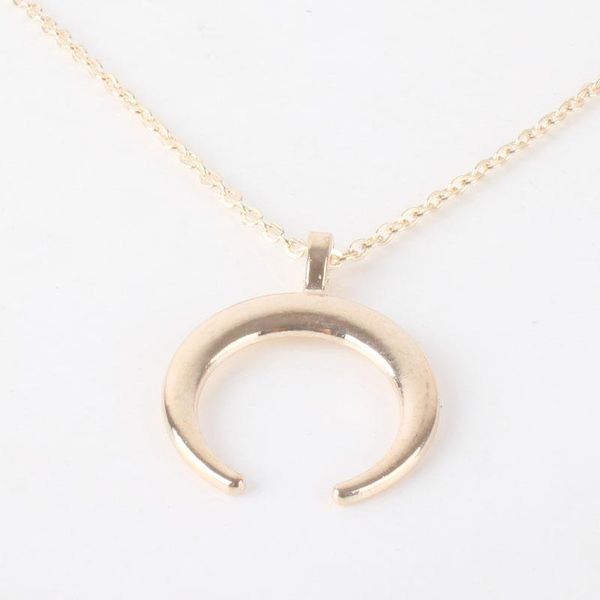 pendant necklaces products simple atmospheric horn moon necklace creative retro clavicle chain, Silver
pendant necklaces products simple atmospheric horn moon necklace creative retro clavicle chain, Silver