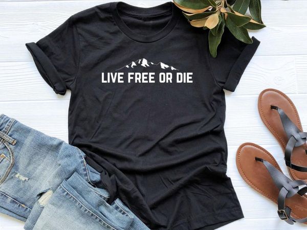 women's t-shirt live or die women 100% cotton funny quote grunge street style adventurer gift hipster fashion tee tshirt, White
women's t-shirt live or die women 100% cotton funny quote grunge street style adventurer gift hipster fashion tee tshirt, White