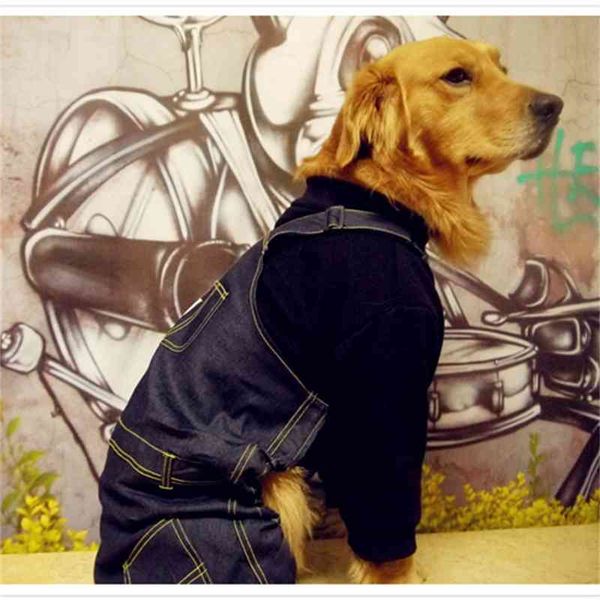 classic large dog strap jeans cloth