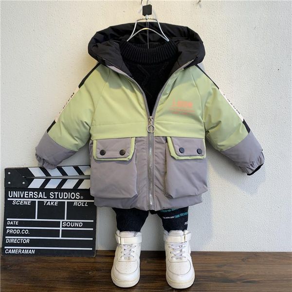 children fashion autumn winter parkas jackets for boys girls hooded windproof warm cotton coat kids zipper casual outerwear, Blue;gray
children fashion autumn winter parkas jackets for boys girls hooded windproof warm cotton coat kids zipper casual outerwear, Blue;gray