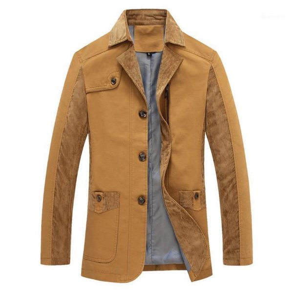 men's trench coats 2021 arrival men 's casual mid-long coat autumn turn-down collar fashion windbreaker cotton jackets army green, Tan;black
men's trench coats 2021 arrival men 's casual mid-long coat autumn turn-down collar fashion windbreaker cotton jackets army green, Tan;black