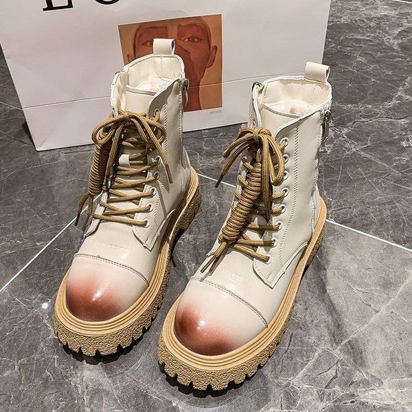 boots women retro platform high-trend shoes height increased female ankle military hiking 35-40, Black
boots women retro platform high-trend shoes height increased female ankle military hiking 35-40, Black