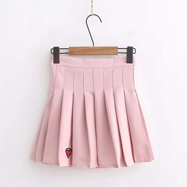 skirts mori girl fresh style autumn women art strawberry embroidery solid color sweet pleated mini skirt female kawaii saias, Black
skirts mori girl fresh style autumn women art strawberry embroidery solid color sweet pleated mini skirt female kawaii saias, Black