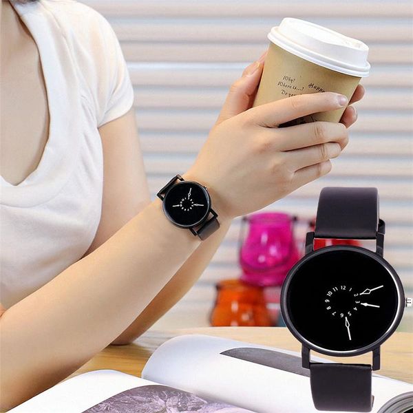 wristwatches simple casual quartz watch leather strap fashion creative digital dial clock couple, Slivery;brown
wristwatches simple casual quartz watch leather strap fashion creative digital dial clock couple, Slivery;brown