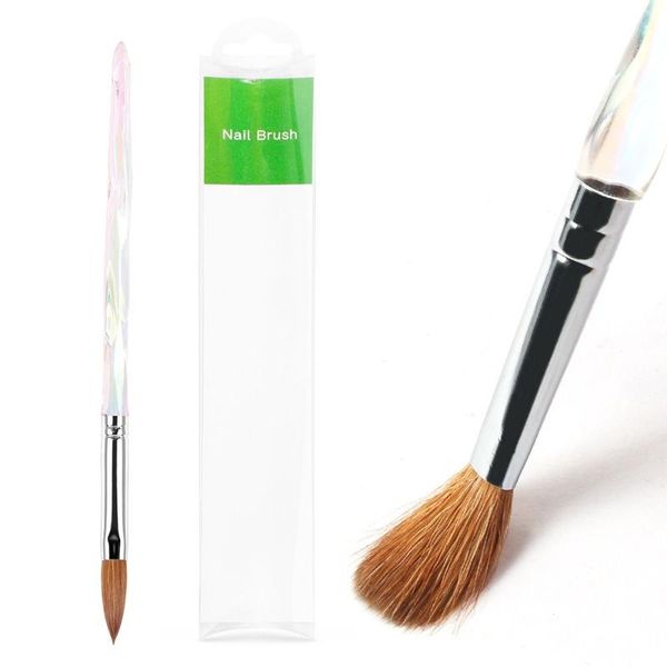 nail brushes professional art painting brush gradient pink round oval pure kolinsky sable hair extend with clear handle, Yellow
nail brushes professional art painting brush gradient pink round oval pure kolinsky sable hair extend with clear handle, Yellow