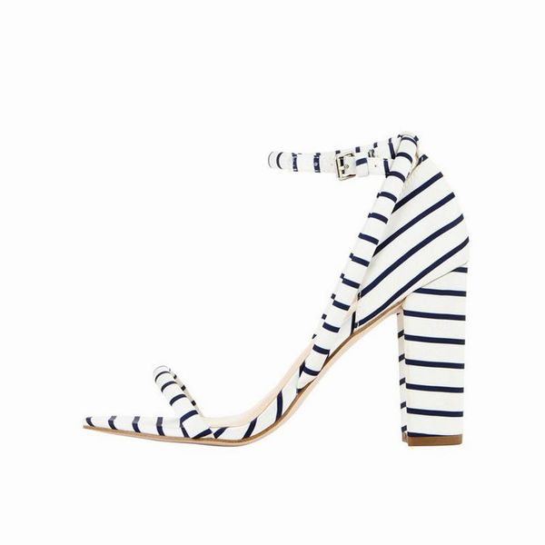 summer ladies simple zebra striped strappy sandals chunky high heels ankle strap woman cover open toe dress shoes, Black
summer ladies simple zebra striped strappy sandals chunky high heels ankle strap woman cover open toe dress shoes, Black