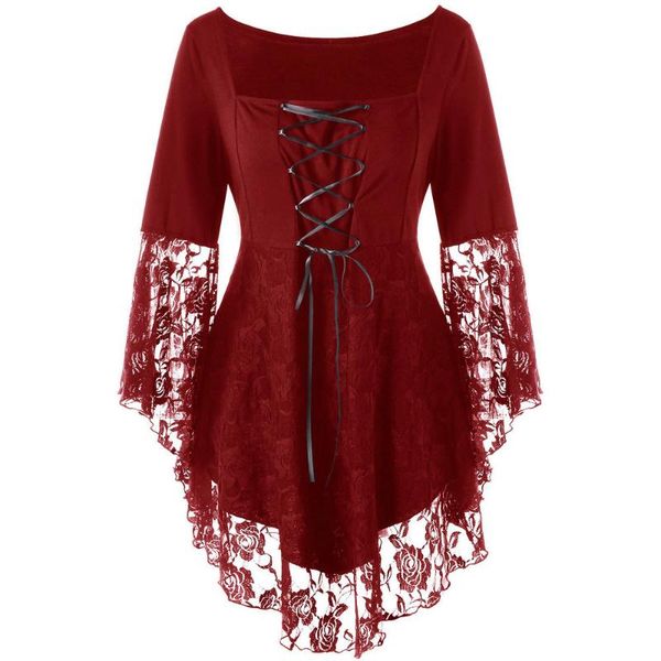 women's blouses & shirts feitong fashion women inregular square collar floral lace up patchwork ribbons loose blouse vetement femme 202, White
women's blouses & shirts feitong fashion women inregular square collar floral lace up patchwork ribbons loose blouse vetement femme 202, White