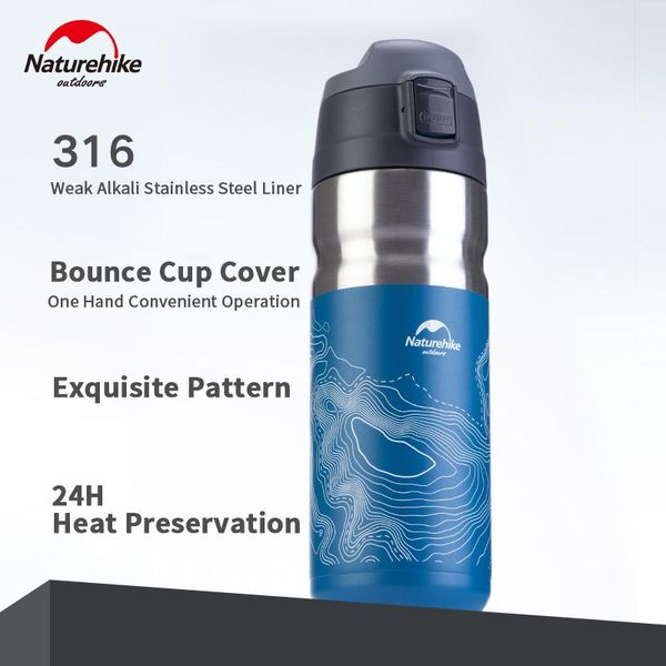 water bottle naturehike316 stainless steel kettle bounce cover portable 500ml large capacity insulated travel mug
water bottle naturehike316 stainless steel kettle bounce cover portable 500ml large capacity insulated travel mug