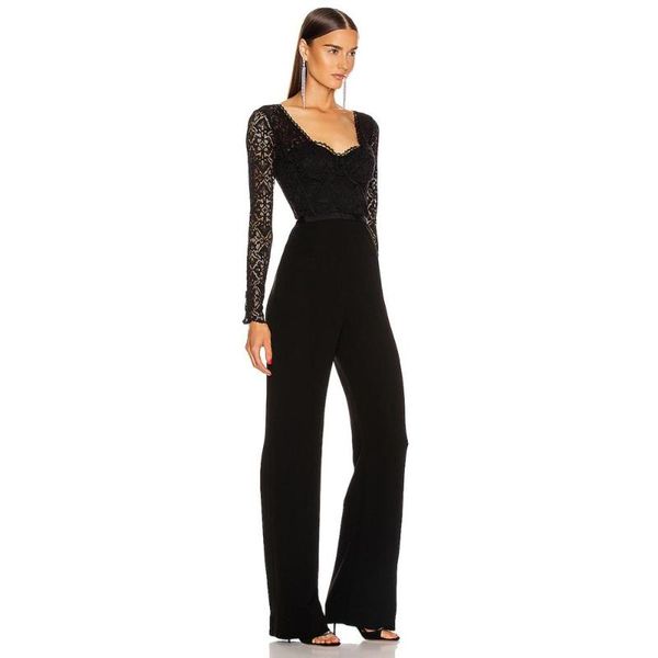women's jumpsuits & rompers european and american retro lace slimming slim lady temperament evening banquet wild bodysuit stretch self-, Black;white
women's jumpsuits & rompers european and american retro lace slimming slim lady temperament evening banquet wild bodysuit stretch self-, Black;white