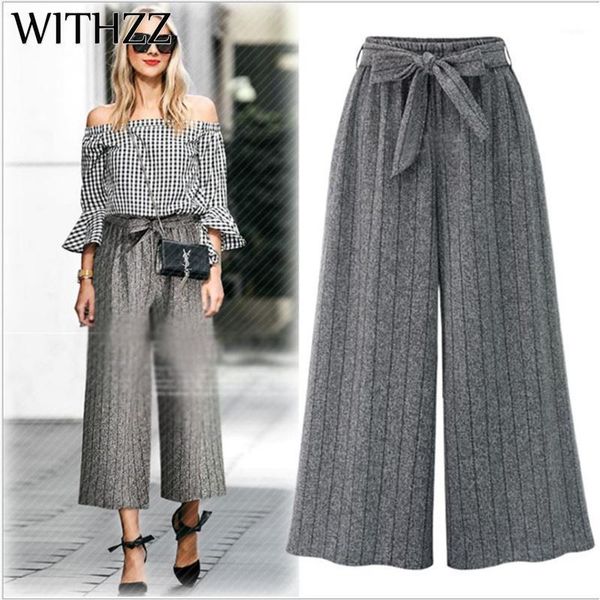 women's pants & capris autumn winter woolen bow nine points wide leg casual trousers for women harem camo breeches joggers, Black;white
women's pants & capris autumn winter woolen bow nine points wide leg casual trousers for women harem camo breeches joggers, Black;white