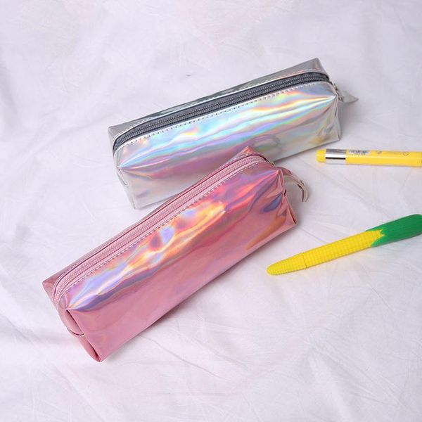 novelty laser pencil bag large capacity case men women portable school pencilcase kawaii stationery bags
novelty laser pencil bag large capacity case men women portable school pencilcase kawaii stationery bags