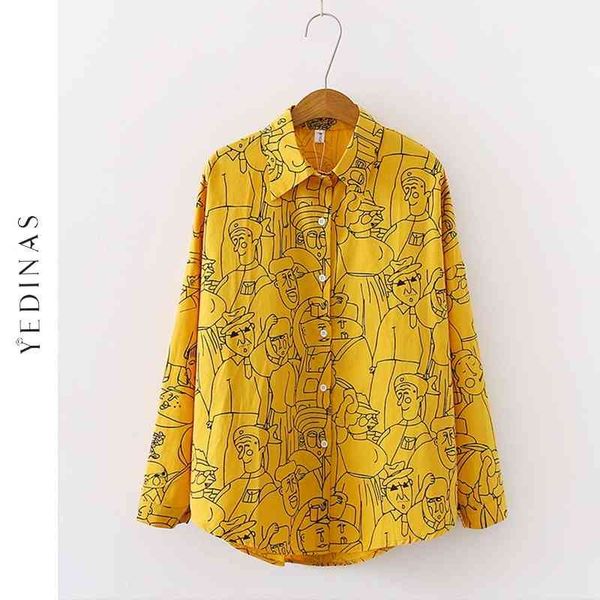 yedinas autumn women white shirt female blouse long sleeve casual turn-down collar ol style loose blouses korean 210527
yedinas autumn women white shirt female blouse long sleeve casual turn-down collar ol style loose blouses korean 210527