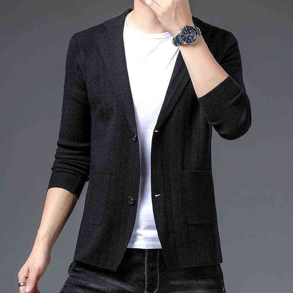 luxury party jackets suit collar knitted cardigan casual spring and autumn wear men's 2021 korean slim fit sweater, Black
luxury party jackets suit collar knitted cardigan casual spring and autumn wear men's 2021 korean slim fit sweater, Black