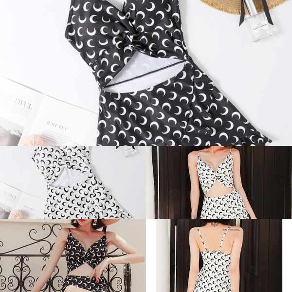 new one piece skirt swimsuit girl belly 2021 crcent print fairy model open back korean style2021, White;black
new one piece skirt swimsuit girl belly 2021 crcent print fairy model open back korean style2021, White;black