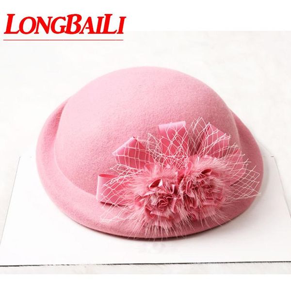 stingy brim hats longbaili fashion women wool felt beret elegant chapeu bowler caps swdw085, Blue;gray
stingy brim hats longbaili fashion women wool felt beret elegant chapeu bowler caps swdw085, Blue;gray