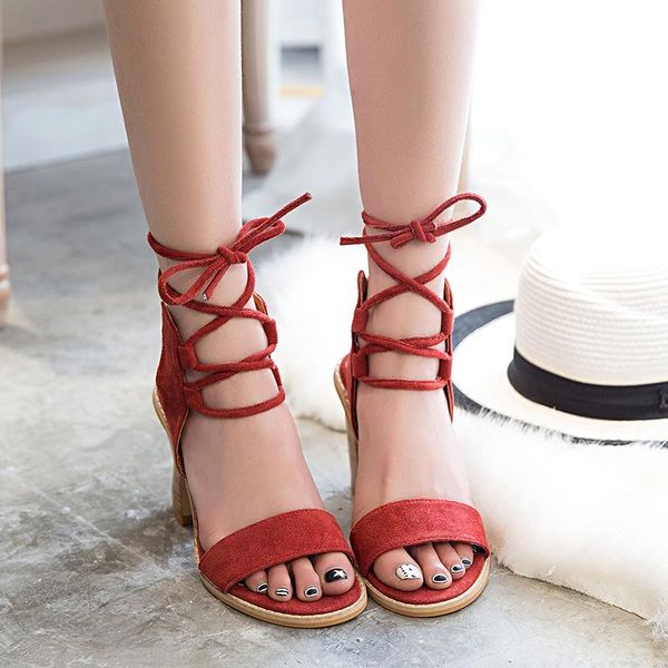 summer fishbill sandals high heels women lace up wedges bohemia gladiator female footwear shoes, Black
summer fishbill sandals high heels women lace up wedges bohemia gladiator female footwear shoes, Black