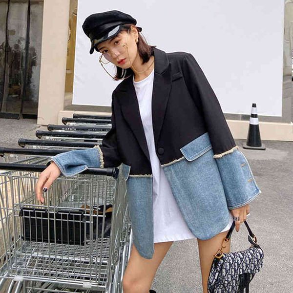women's jackets jean jacket, lapel patchwork, women's casual fashion, spring, vhcc, Black;brown
women's jackets jean jacket, lapel patchwork, women's casual fashion, spring, vhcc, Black;brown