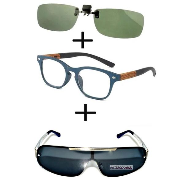 sunglasses 3pcs comfortable wooden squared frame reading glasses for men women + alloy polarized sports clip, White;black
sunglasses 3pcs comfortable wooden squared frame reading glasses for men women + alloy polarized sports clip, White;black