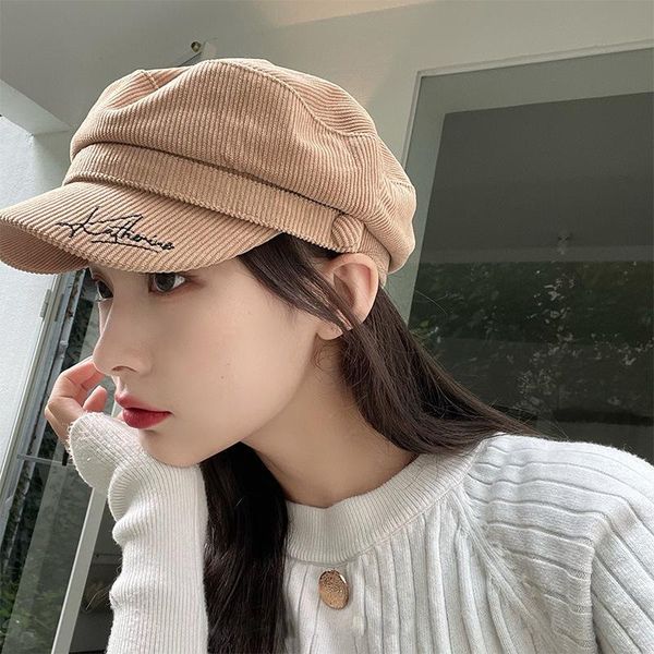 berets women military hat spring autumn men corduroy sailor black ladies beret caps flat captain cap travel cadet octagonal, Blue;gray
berets women military hat spring autumn men corduroy sailor black ladies beret caps flat captain cap travel cadet octagonal, Blue;gray