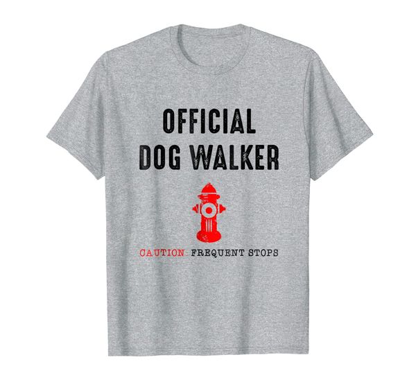 official dog walker caution frequent s tshirt, White;black
official dog walker caution frequent s tshirt, White;black